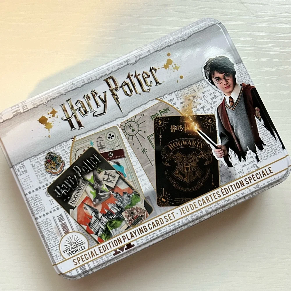 Harry Potter Special Edition Playing Card‎ Set In Keepsake Tin 2 Decks Set